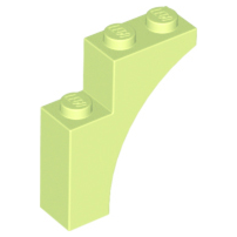 Boog 1x3x3 Yellowish Green